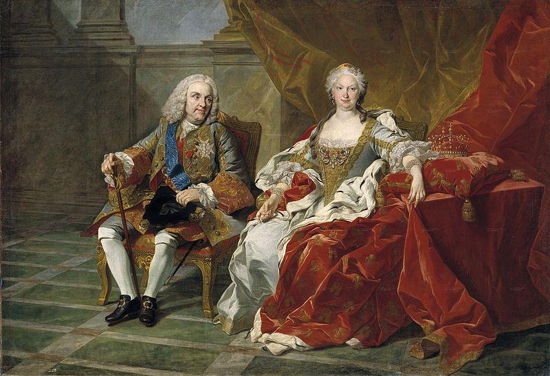 Jean Baptiste van Loo Retrato de Felipe V e Isabel Farnesio Norge oil painting art